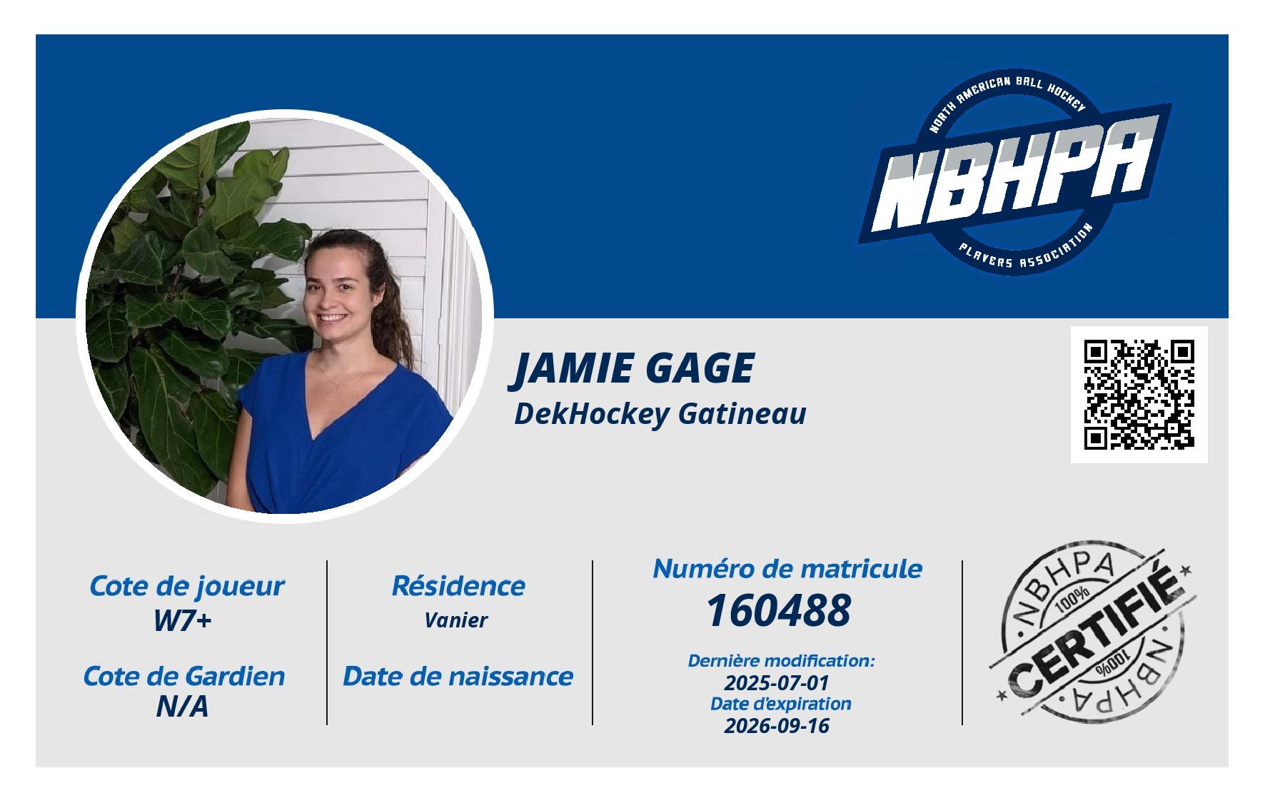 Jamie Gage