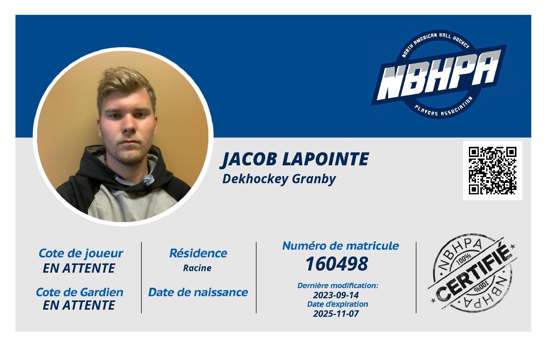Jacob Lapointe