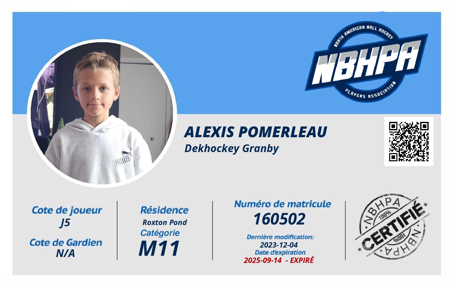 Alexis Pomerleau