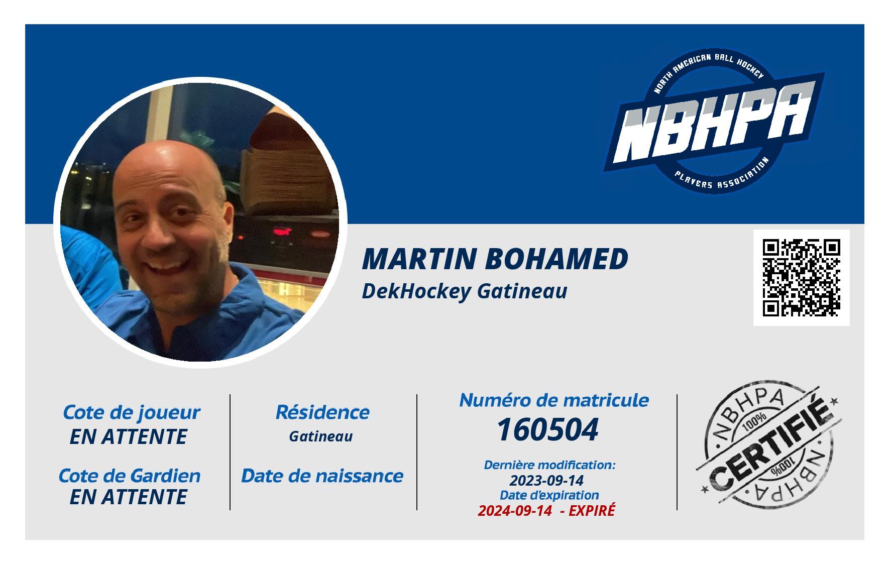 Martin Bohamed