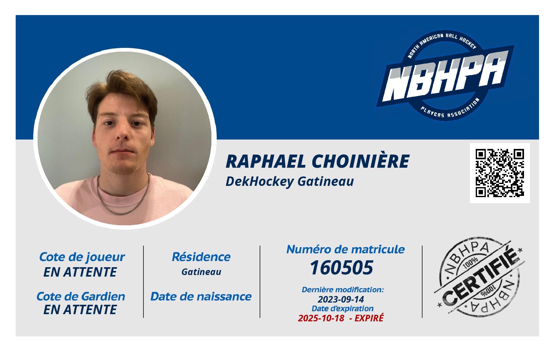 Raphael Choinière 