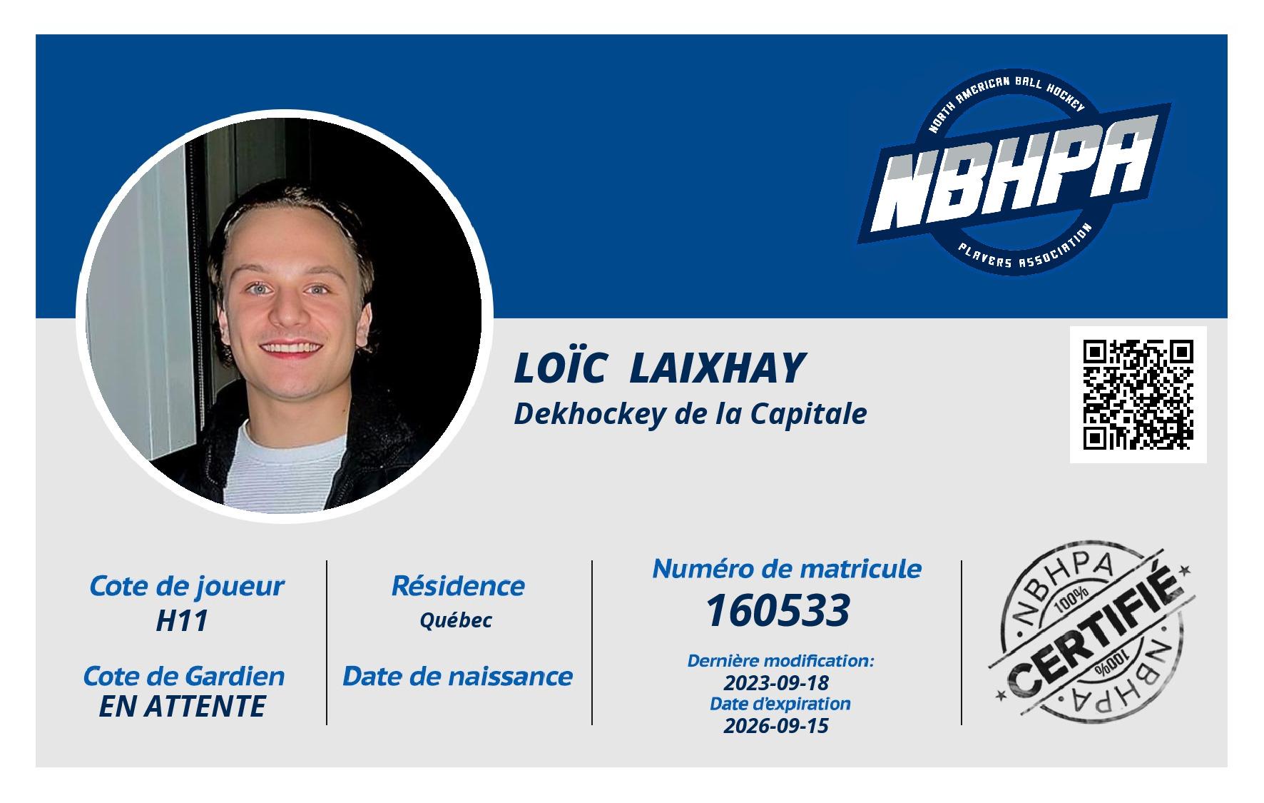 Loïc  Laixhay