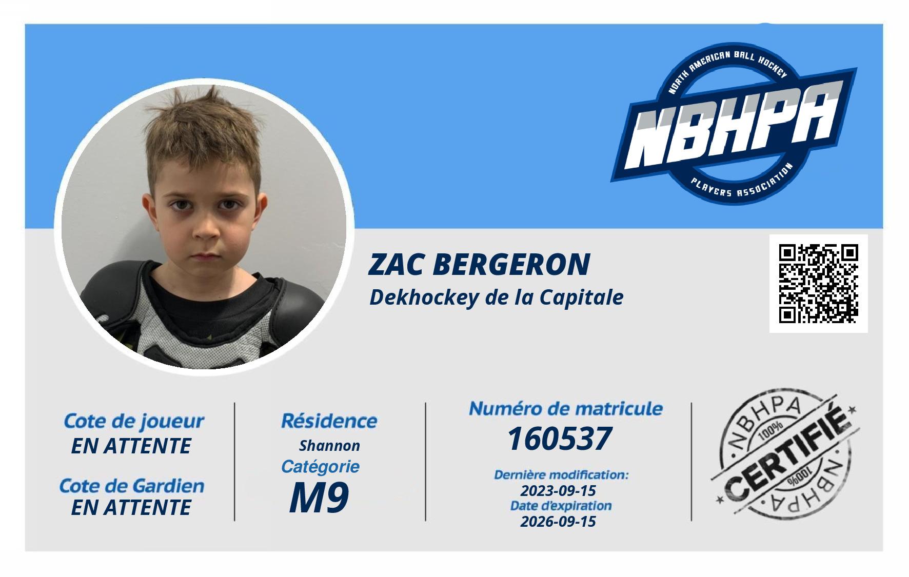 Zac Bergeron