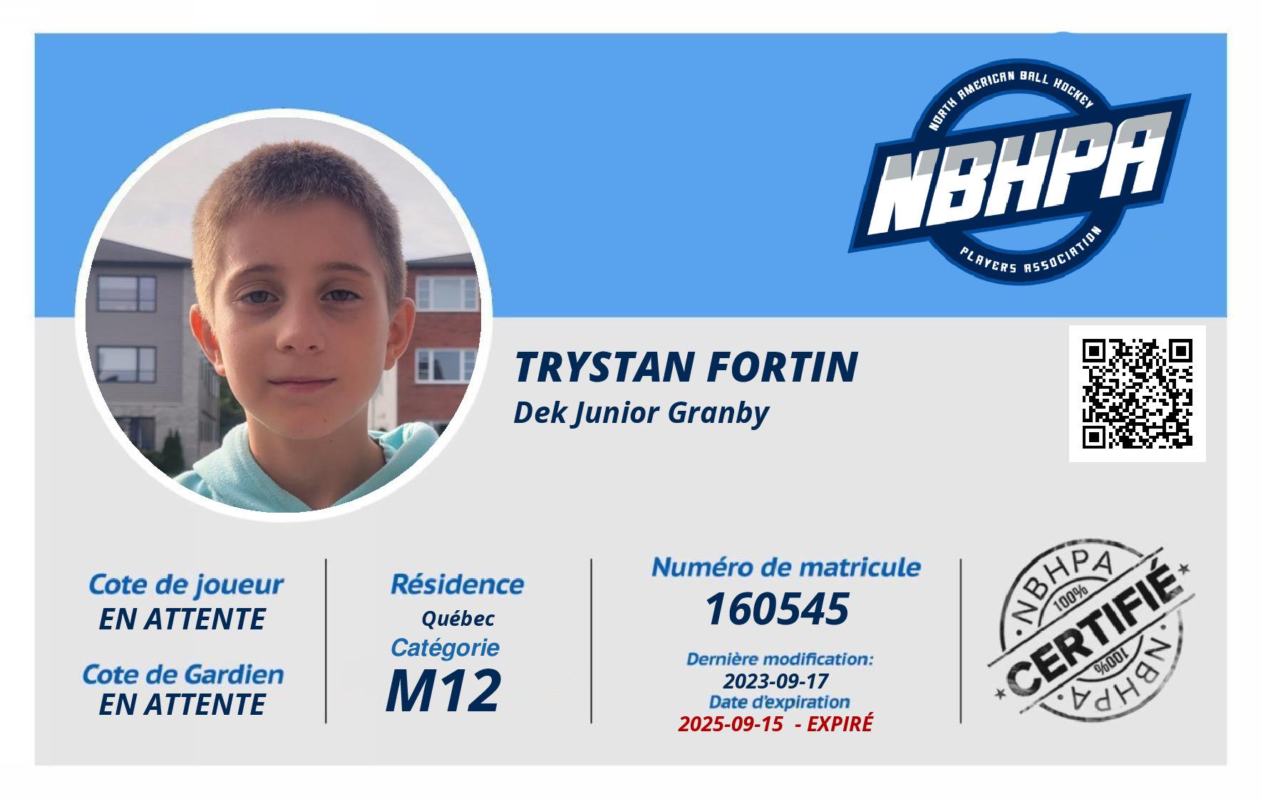 Trystan Fortin