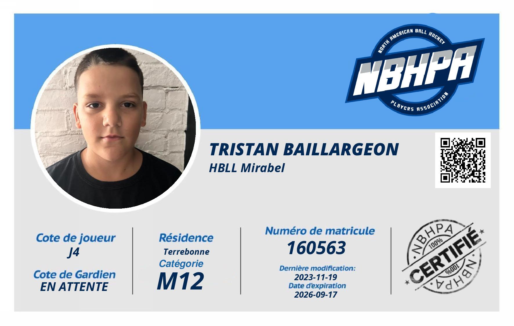 Tristan Baillargeon