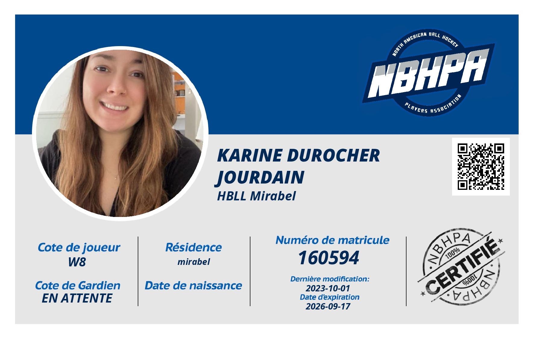 karine durocher jourdain