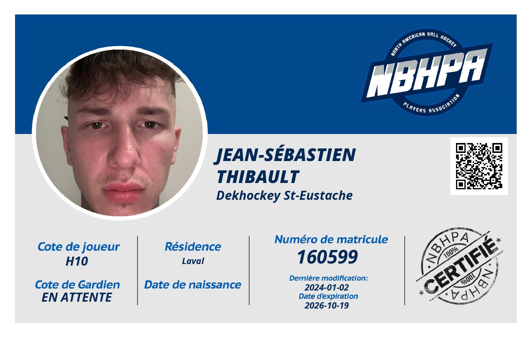 Jean-Sébastien  Thibault