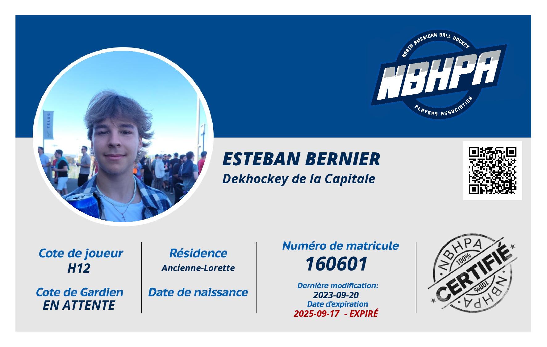 Esteban Bernier