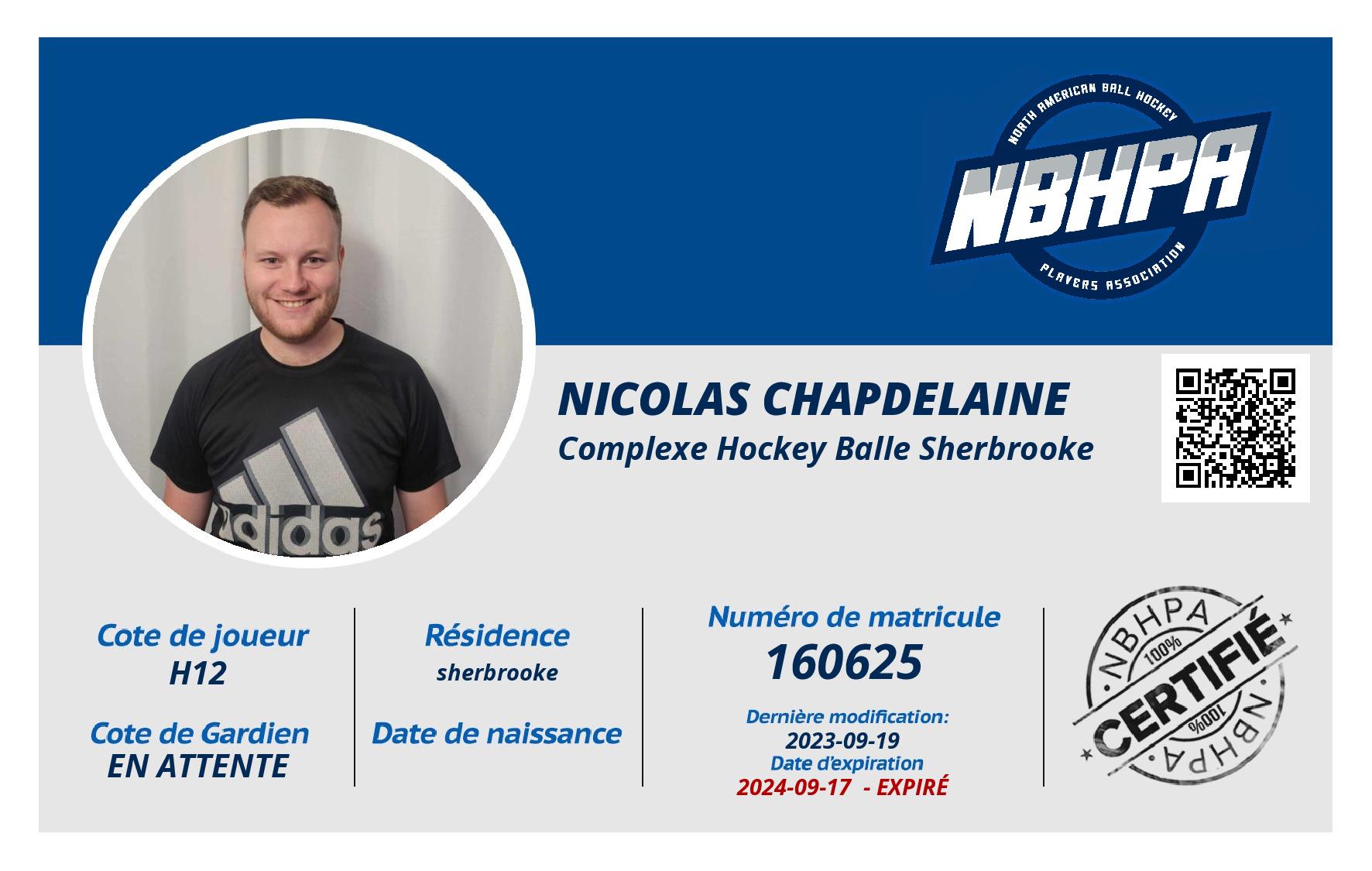Nicolas Chapdelaine