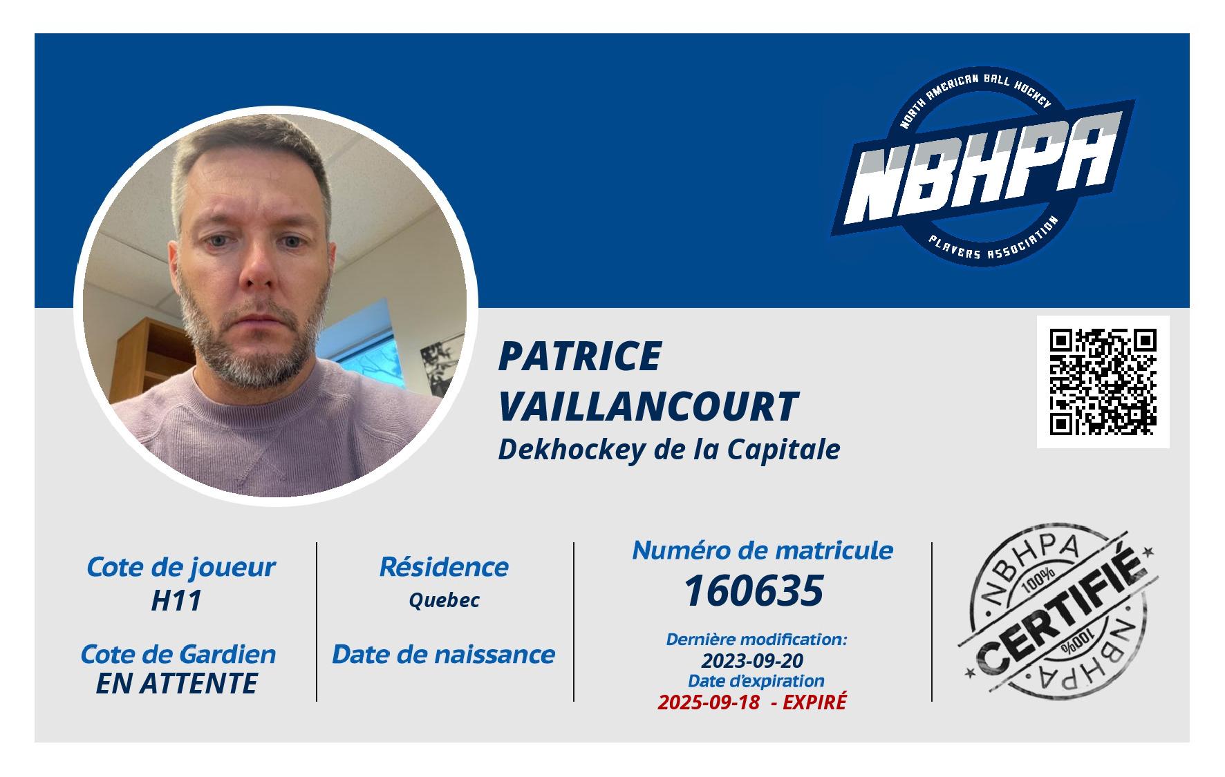 Patrice Vaillancourt 