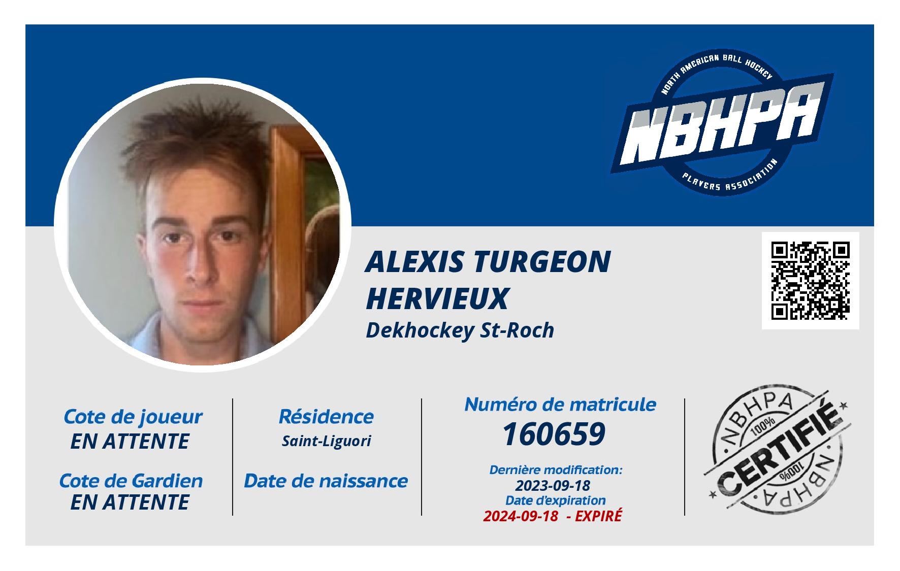 Alexis Turgeon hervieux