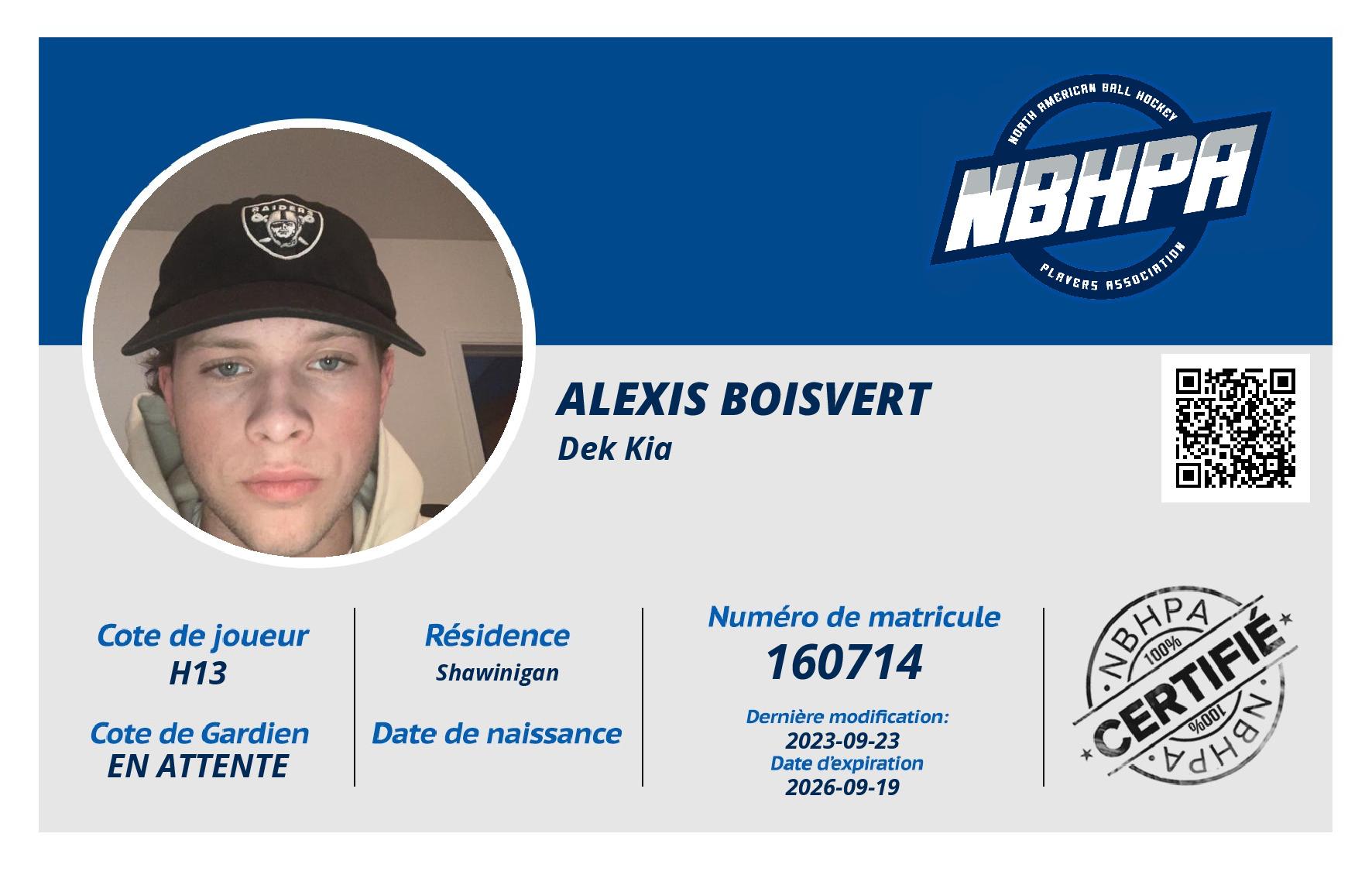 Alexis Boisvert