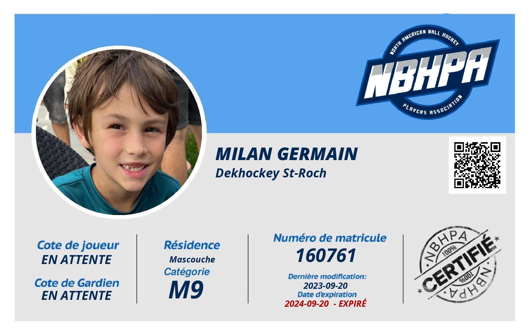 Milan Germain