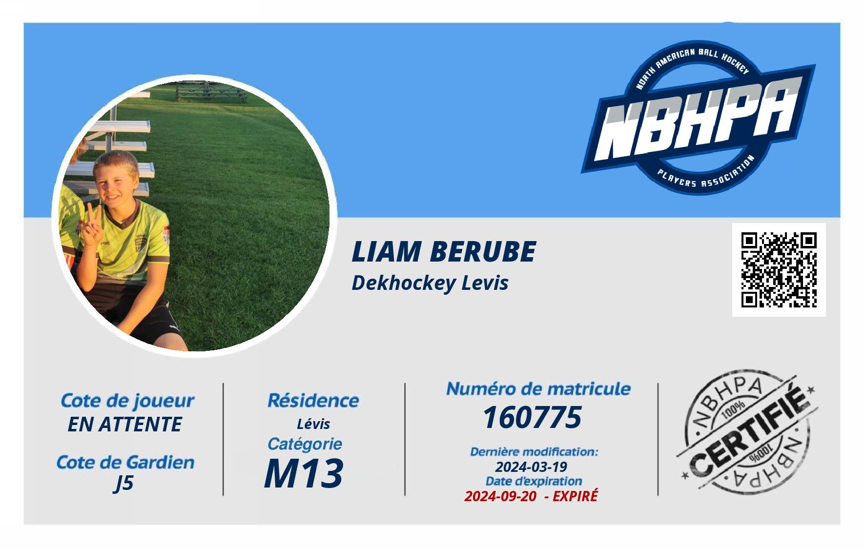 Liam Berube
