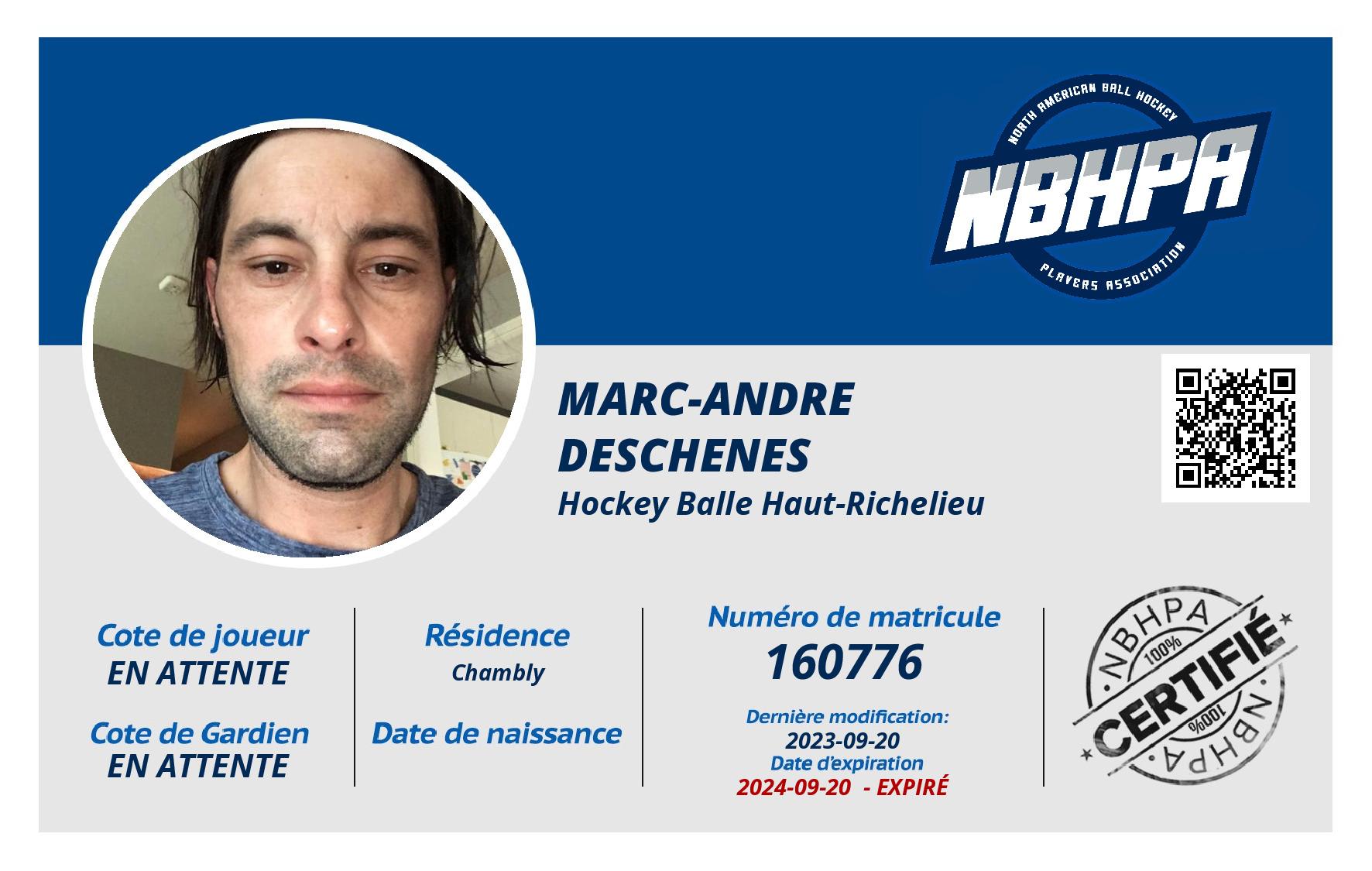 Marc-andre Deschenes