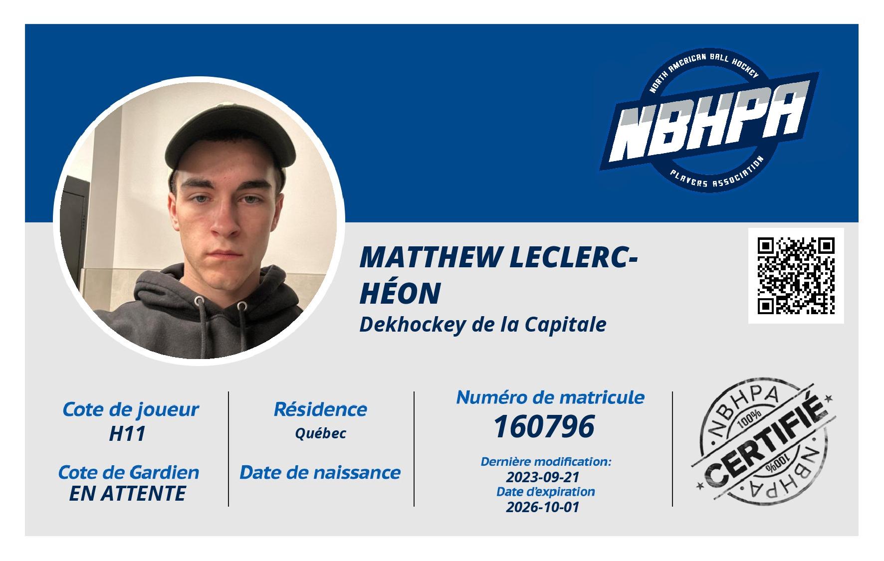 Matthew Leclerc-Héon