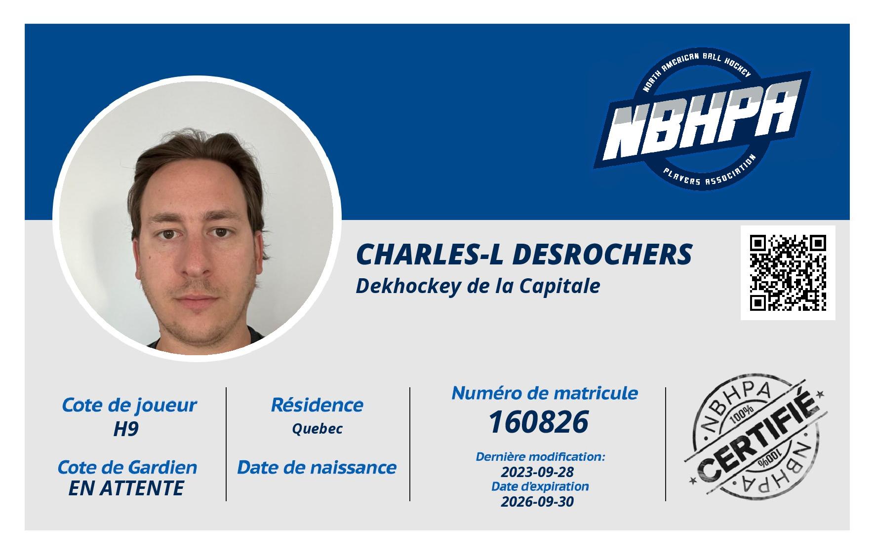 Charles-L Desrochers