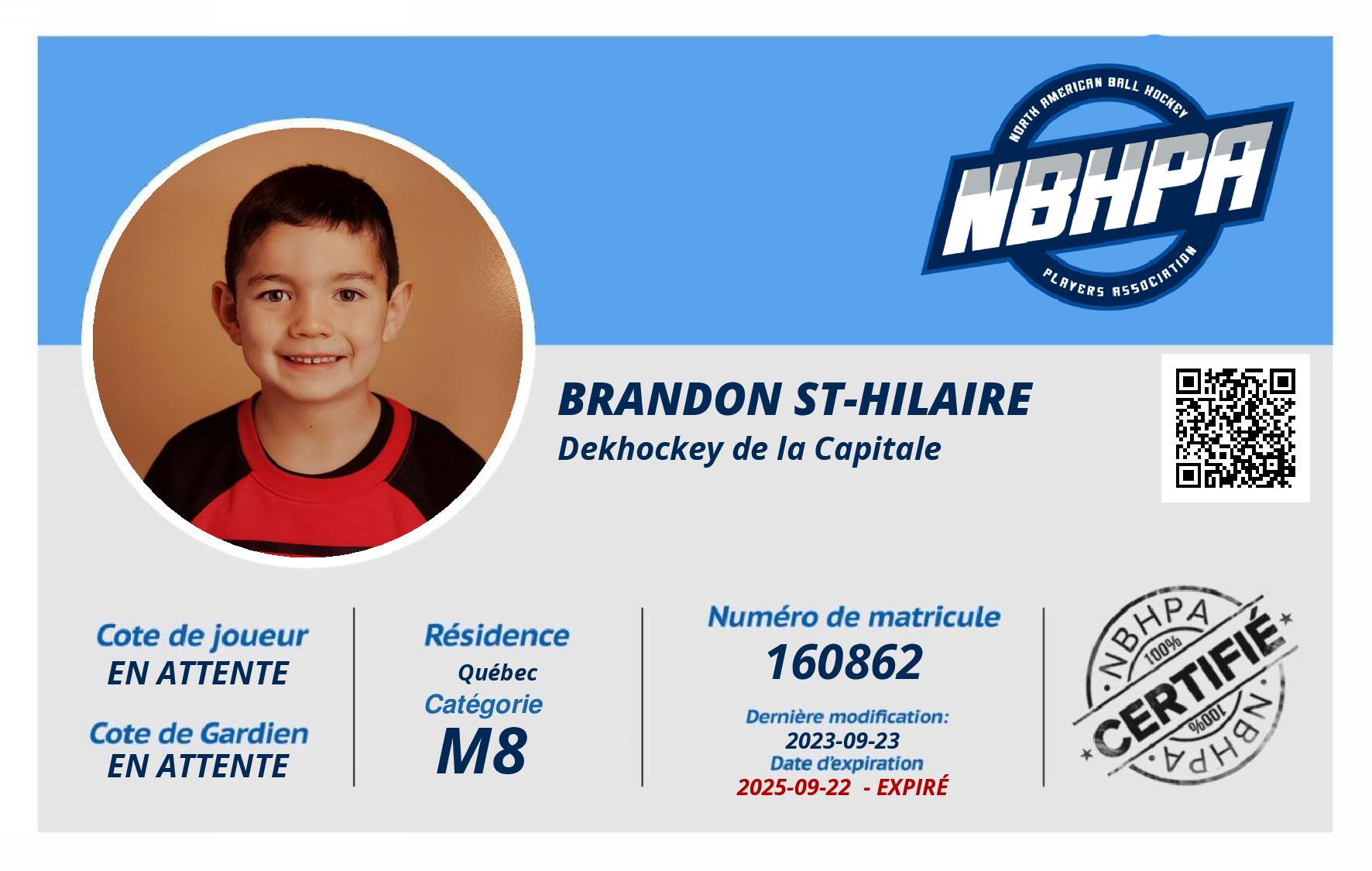 Brandon St-Hilaire