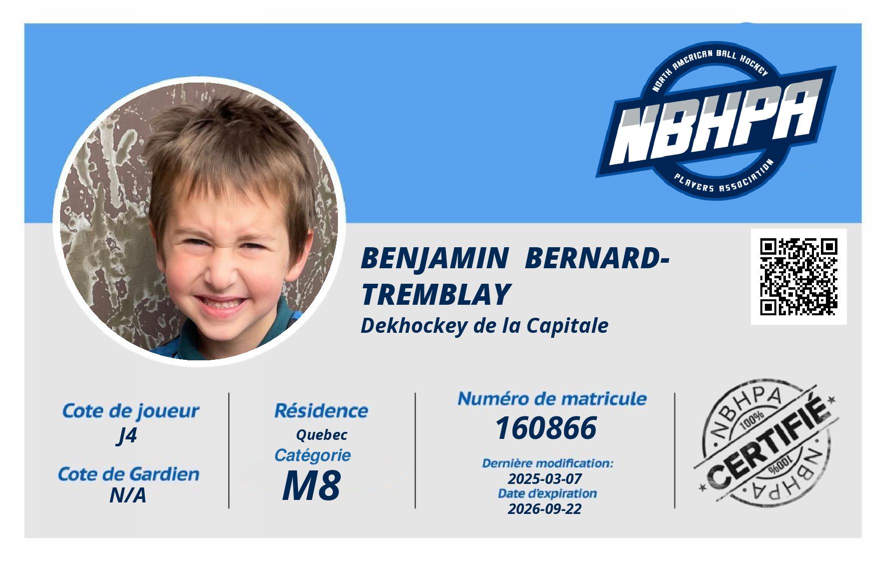 Benjamin  Bernard-Tremblay