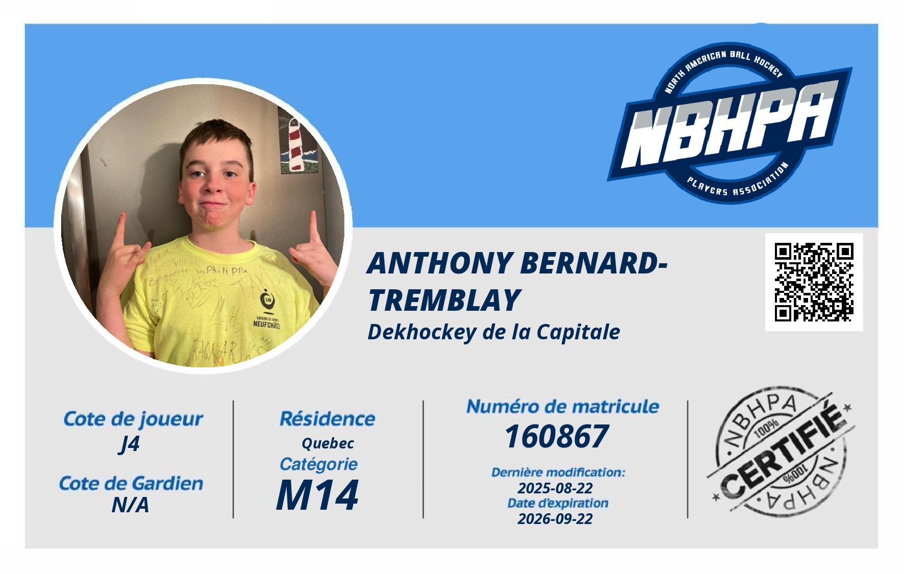 Anthony Bernard-Tremblay