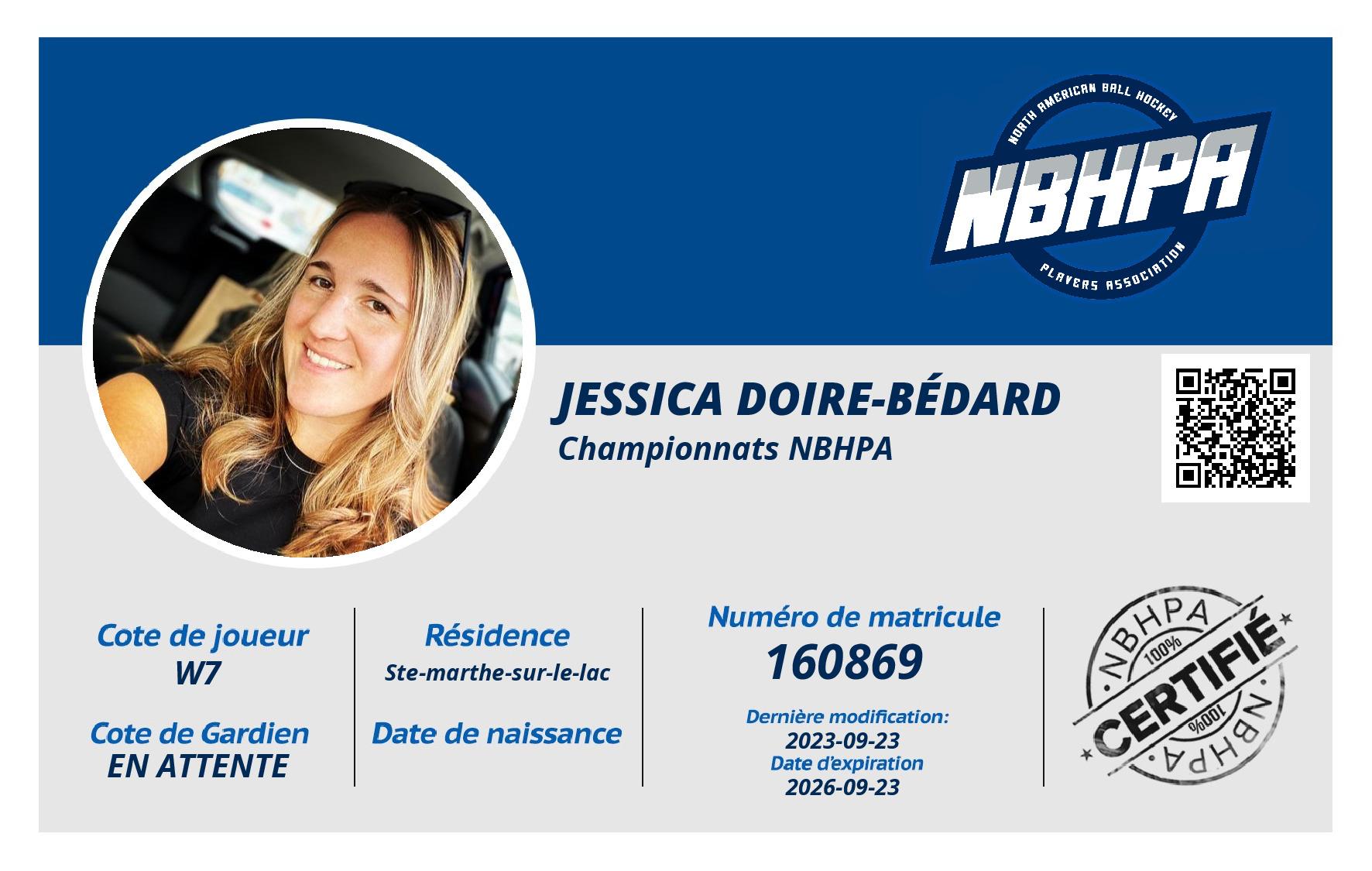 Jessica Doire-Bédard