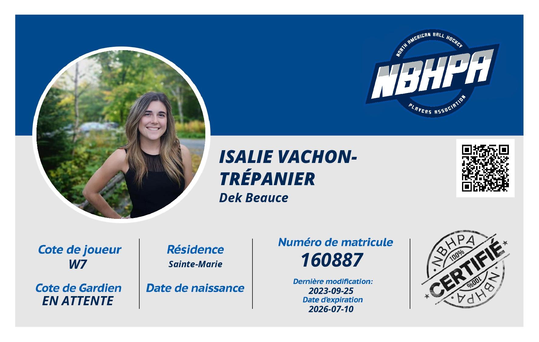 Isalie Vachon-Trépanier