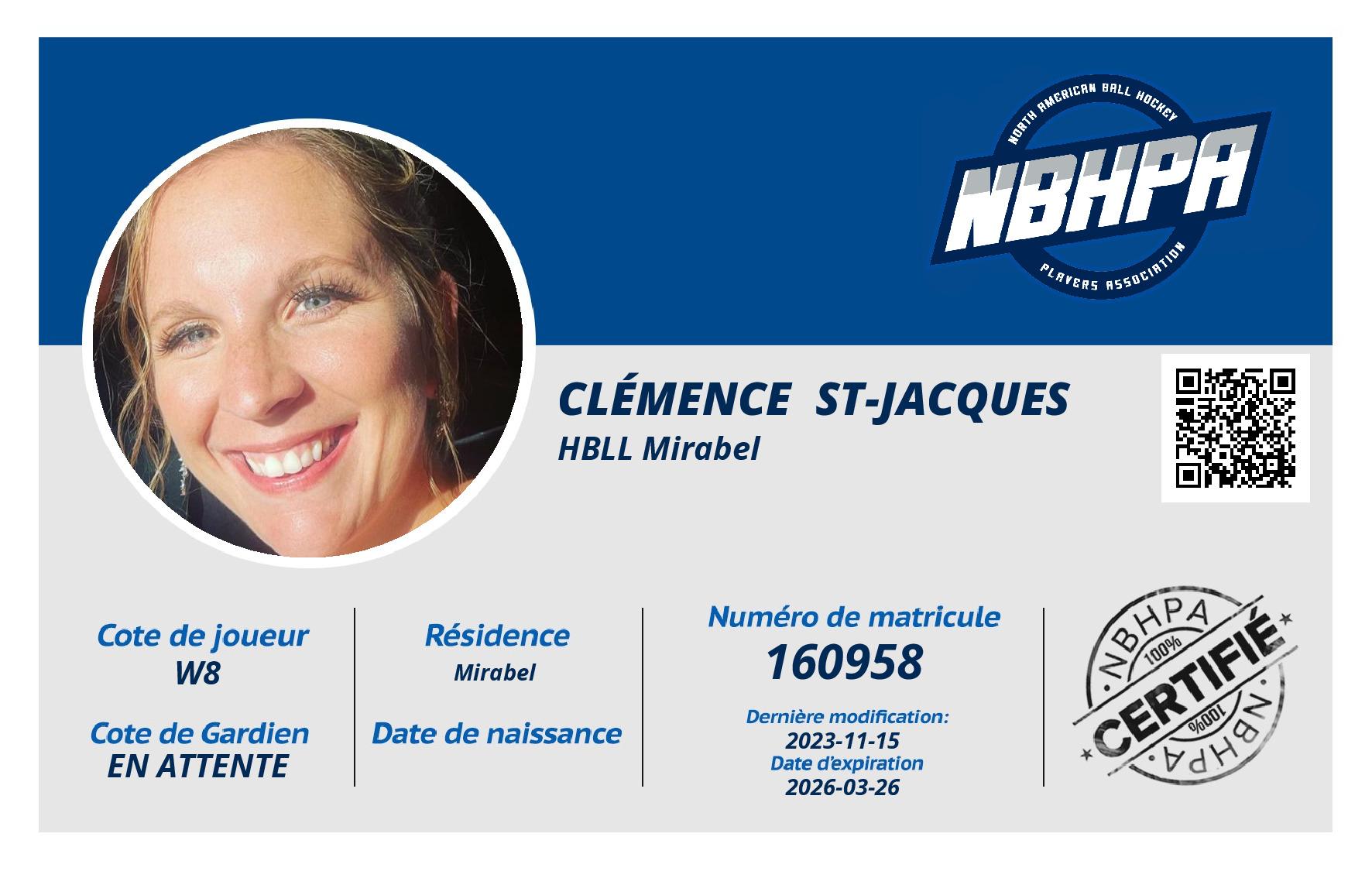Clémence  St-Jacques 