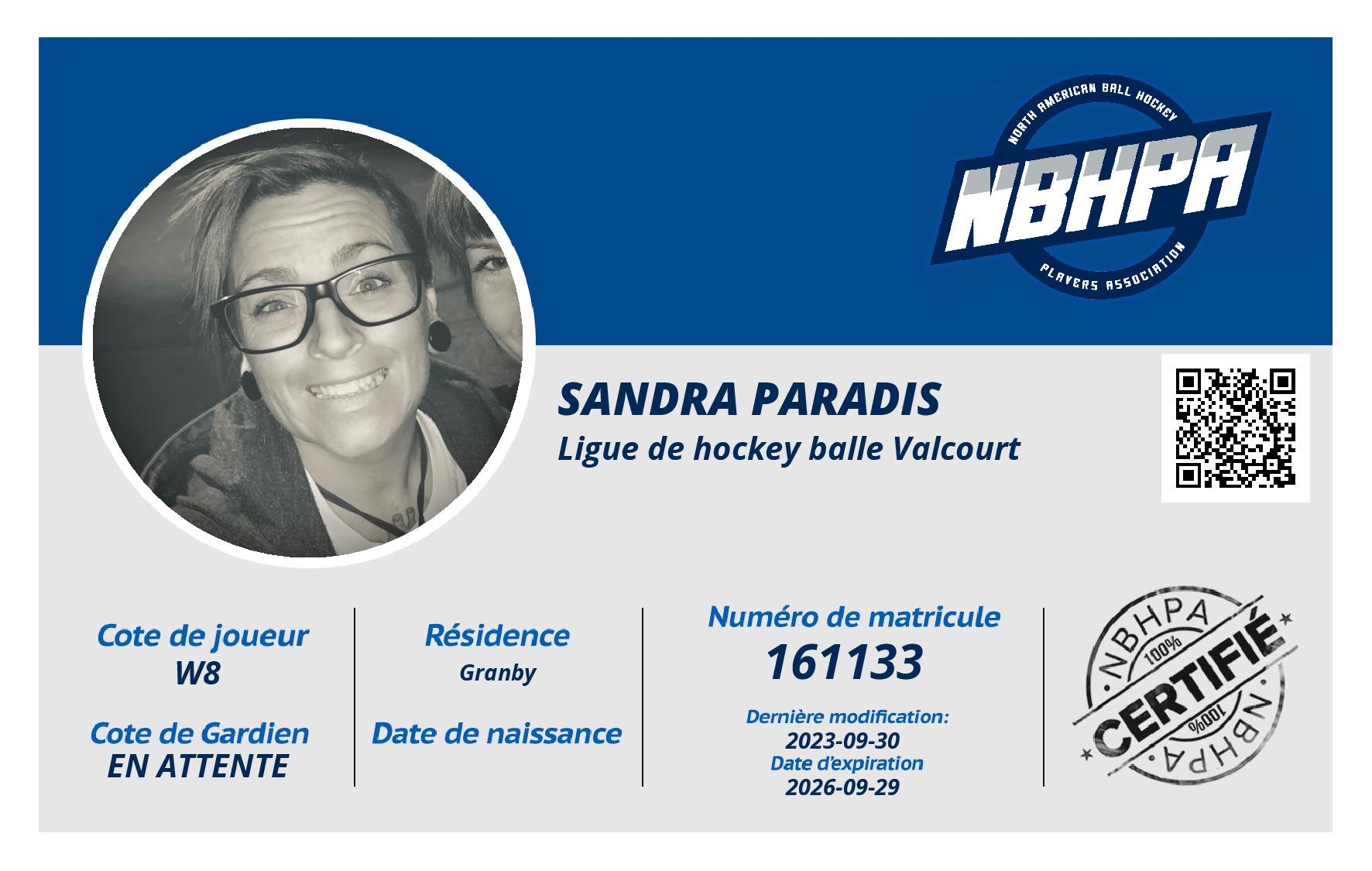 Sandra Paradis