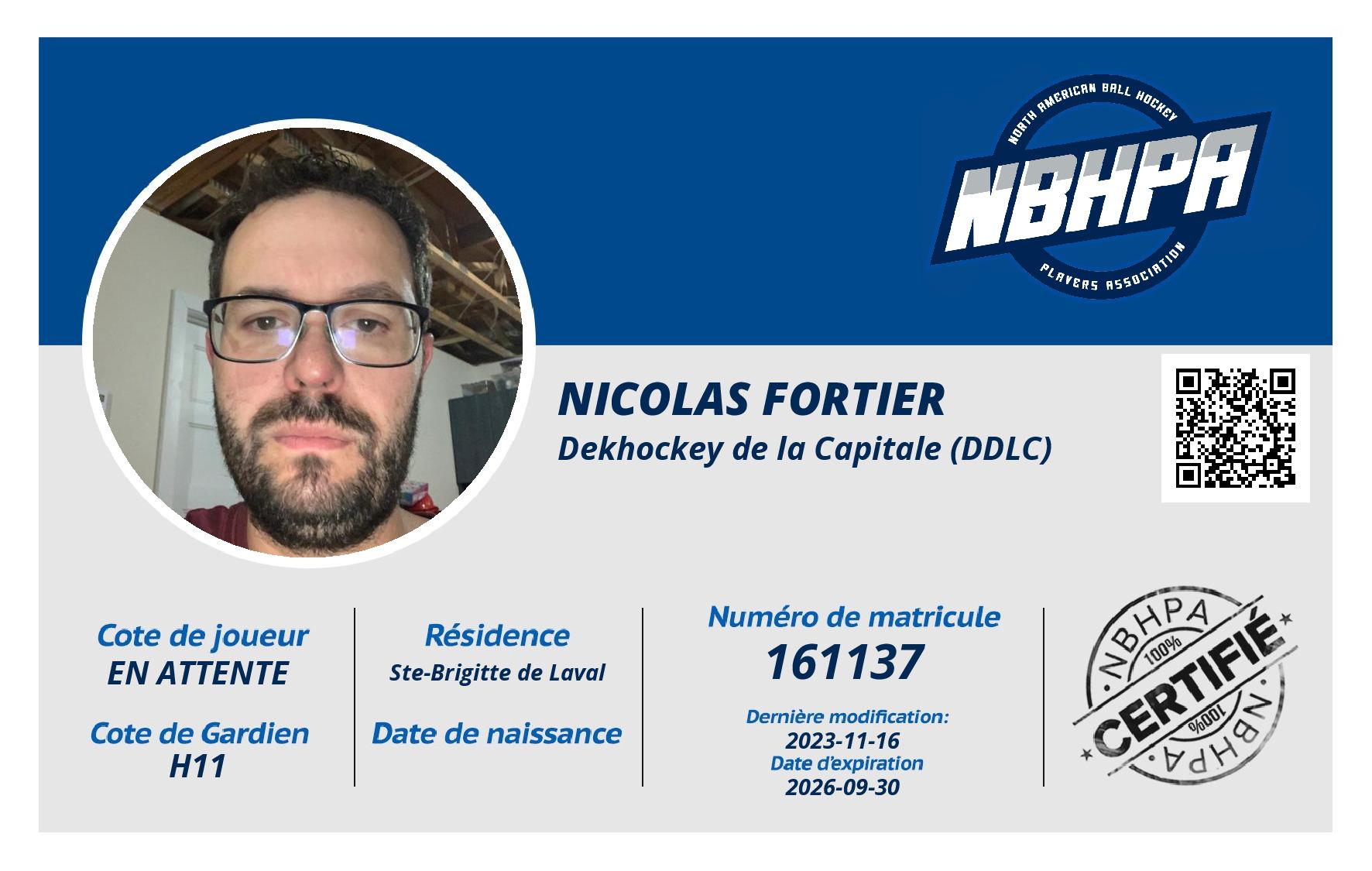 Nicolas Fortier