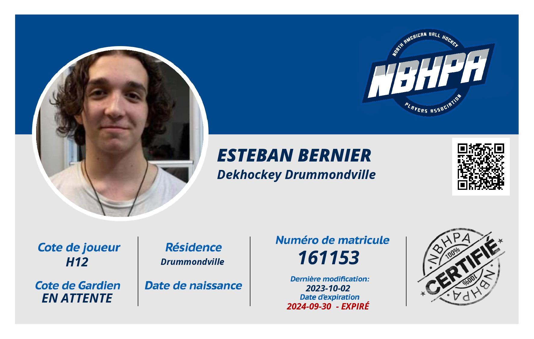 Esteban Bernier