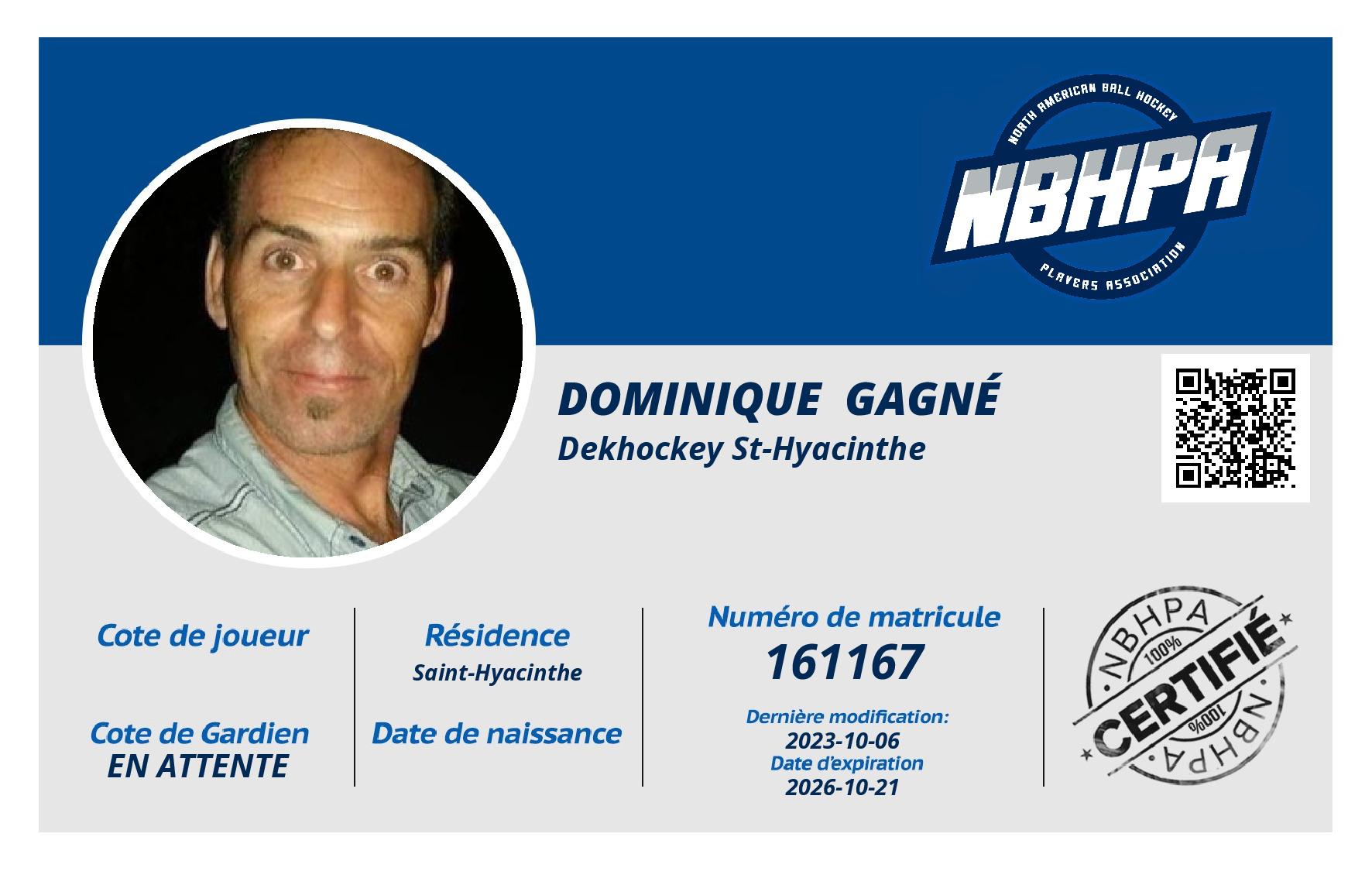 Dominique  Gagné 
