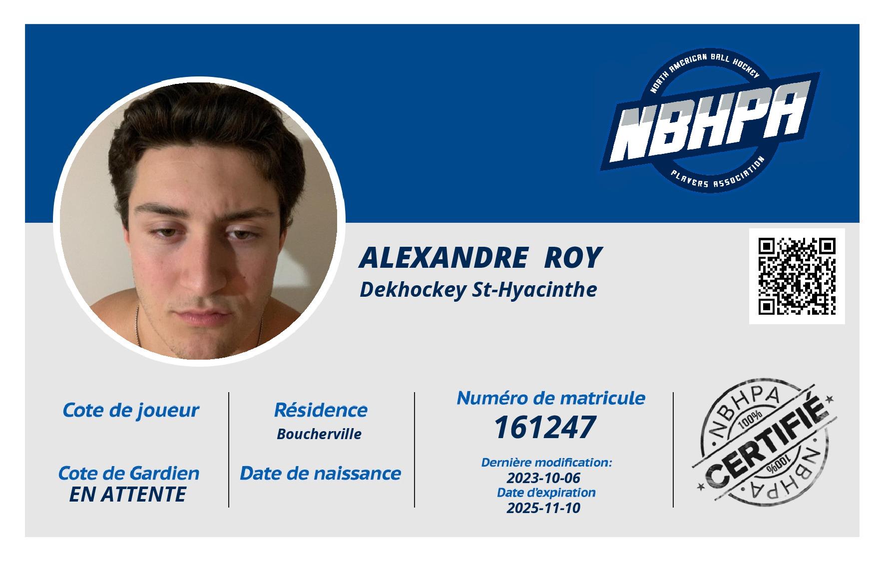 Alexandre  Roy