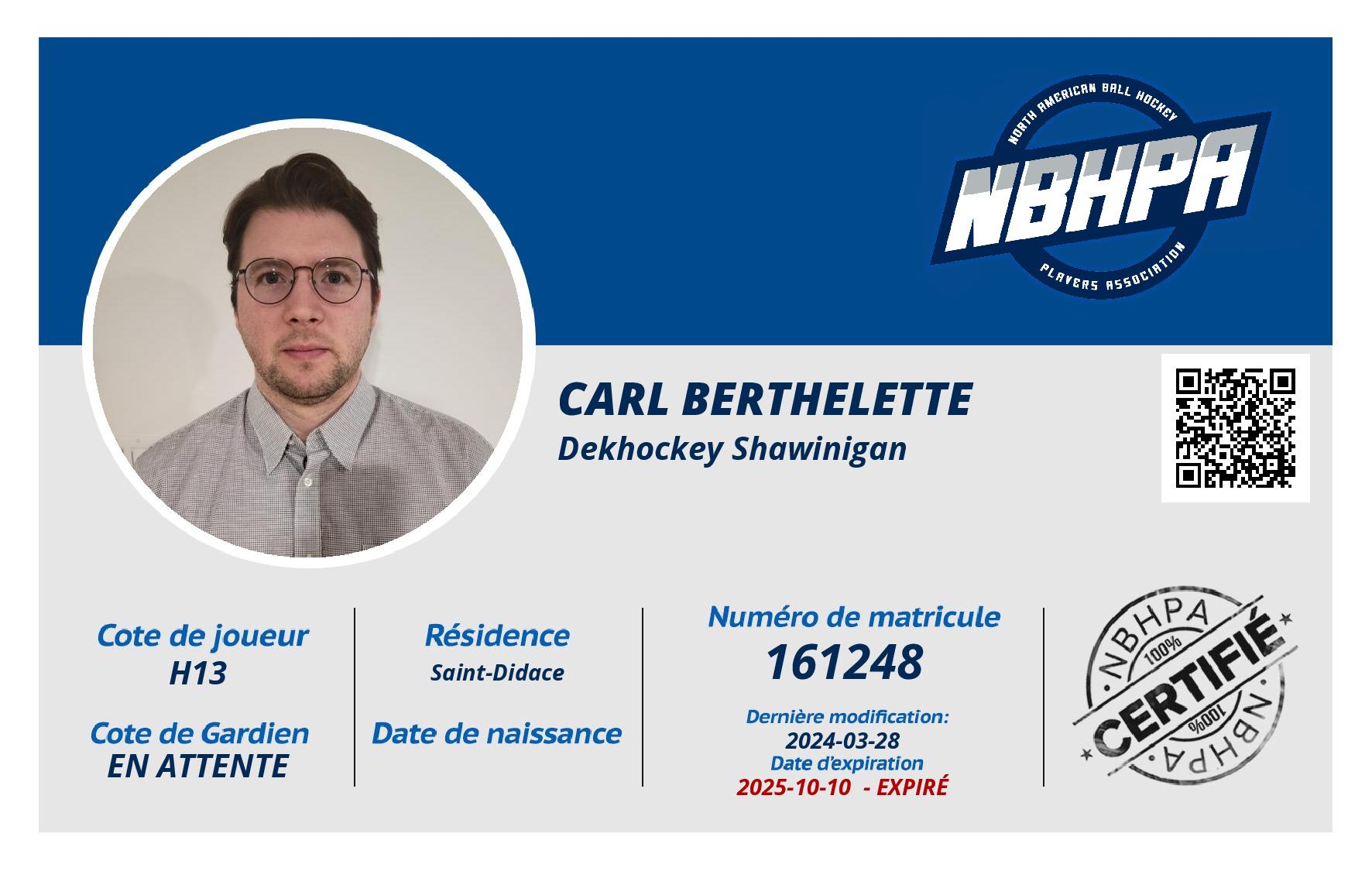 Carl Berthelette