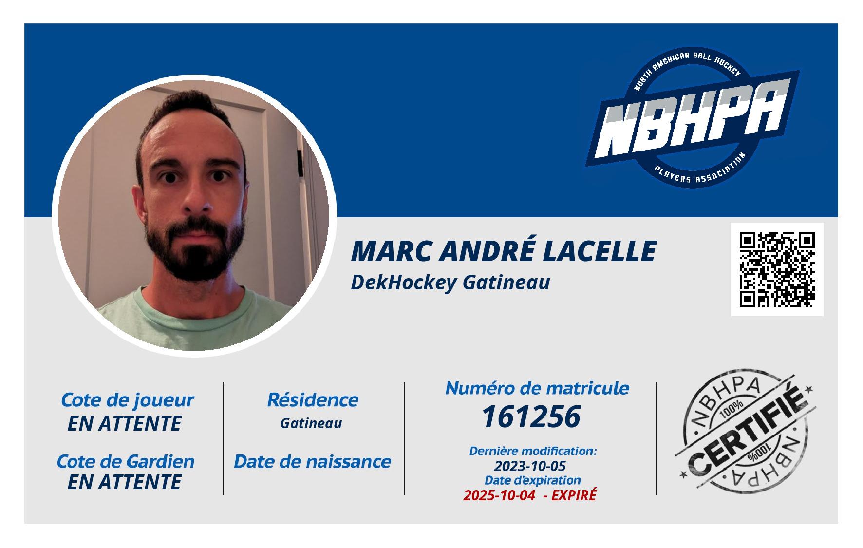 Marc André Lacelle