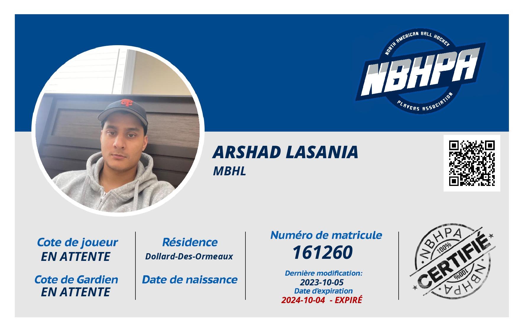 Arshad Lasania