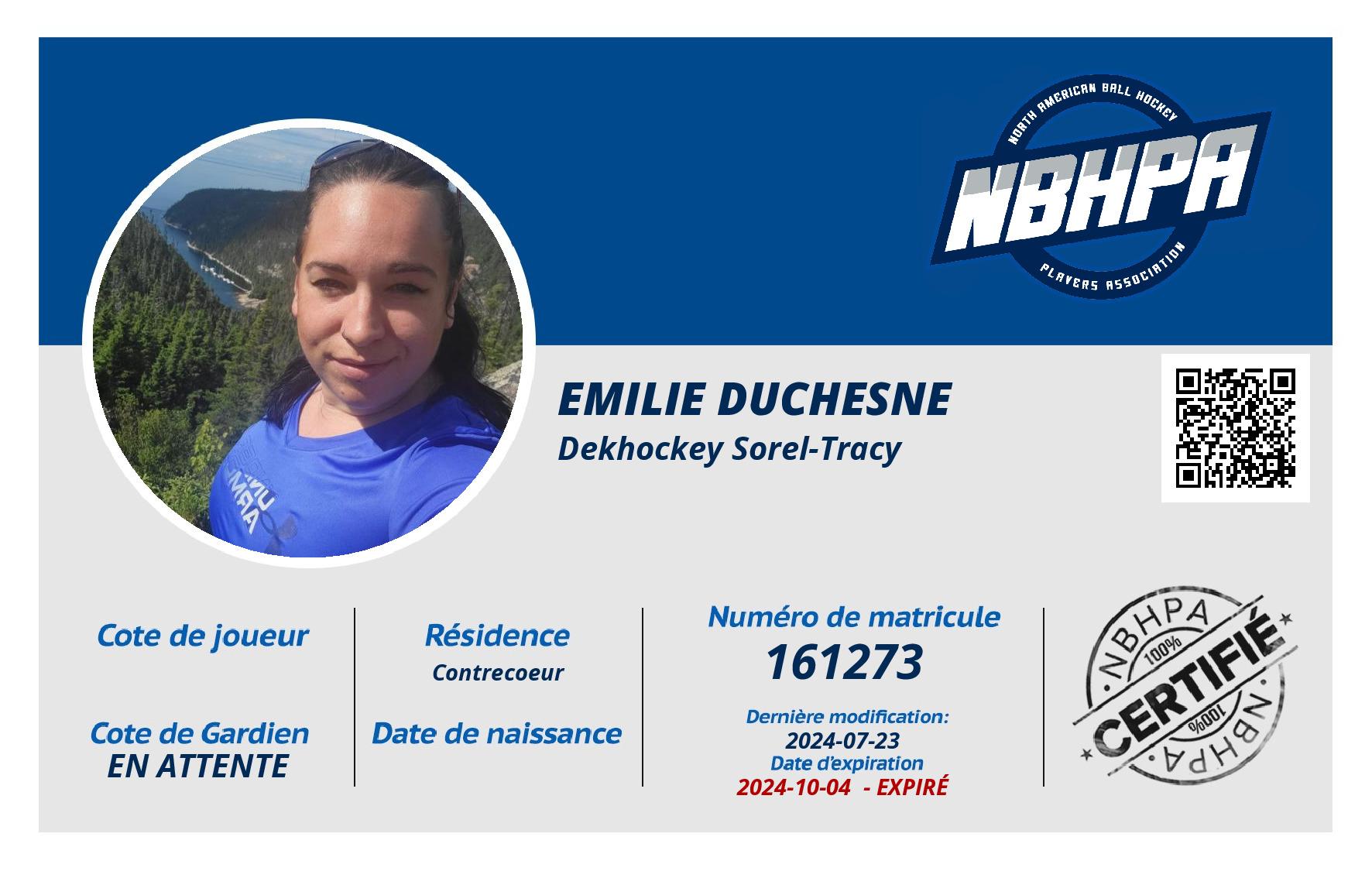 Emilie Duchesne