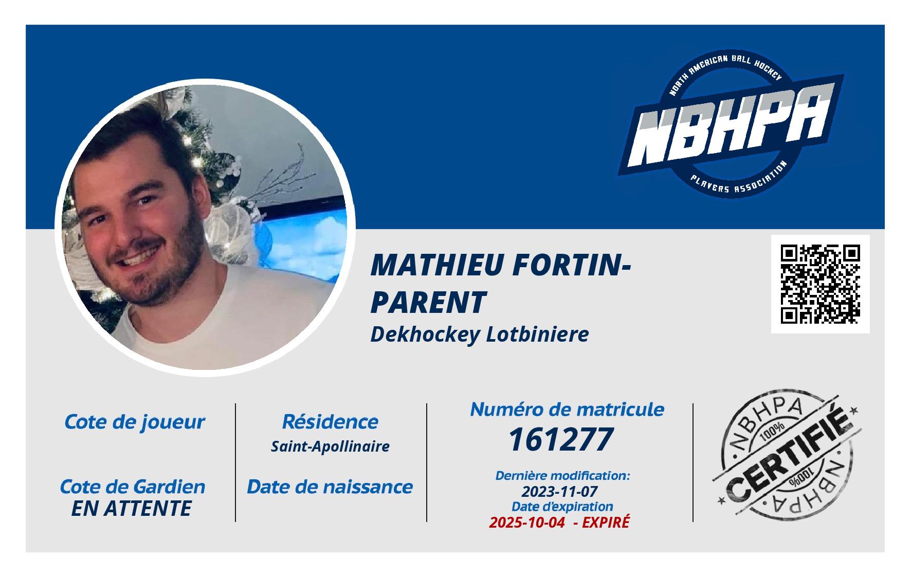 Mathieu Fortin-Parent