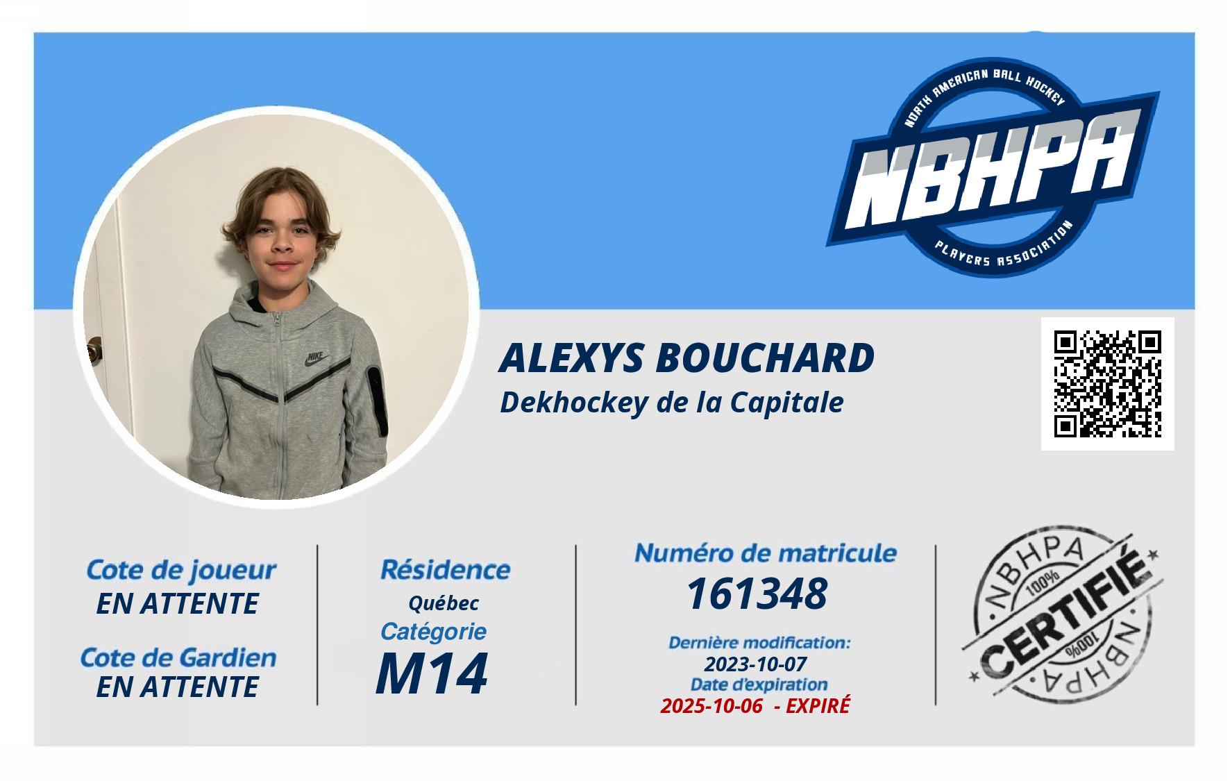 Alexys Bouchard