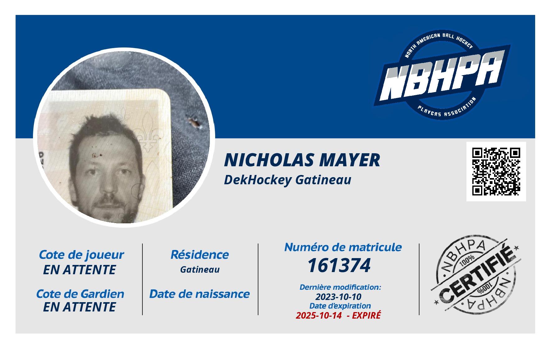 Nicholas Mayer