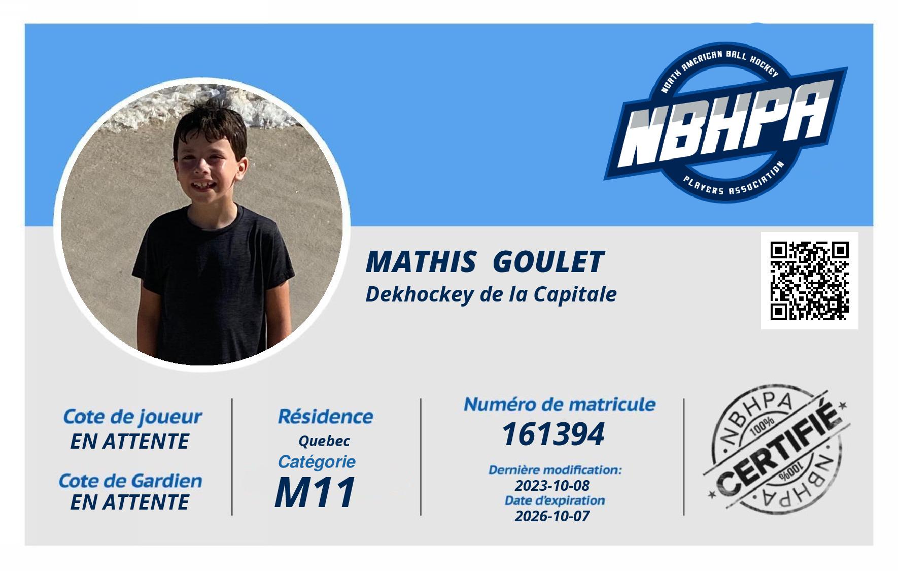 Mathis  Goulet 