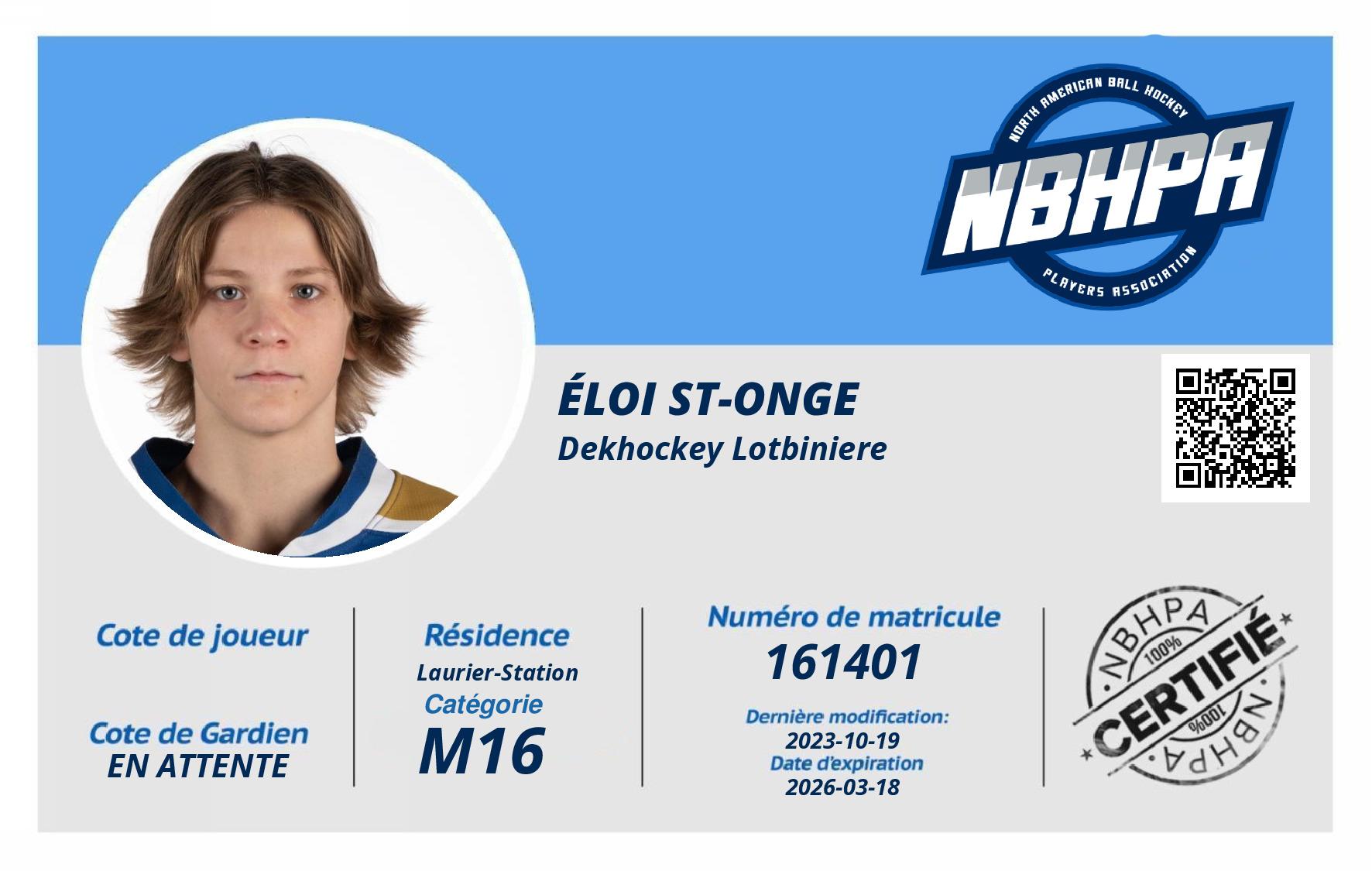 Éloi St-Onge