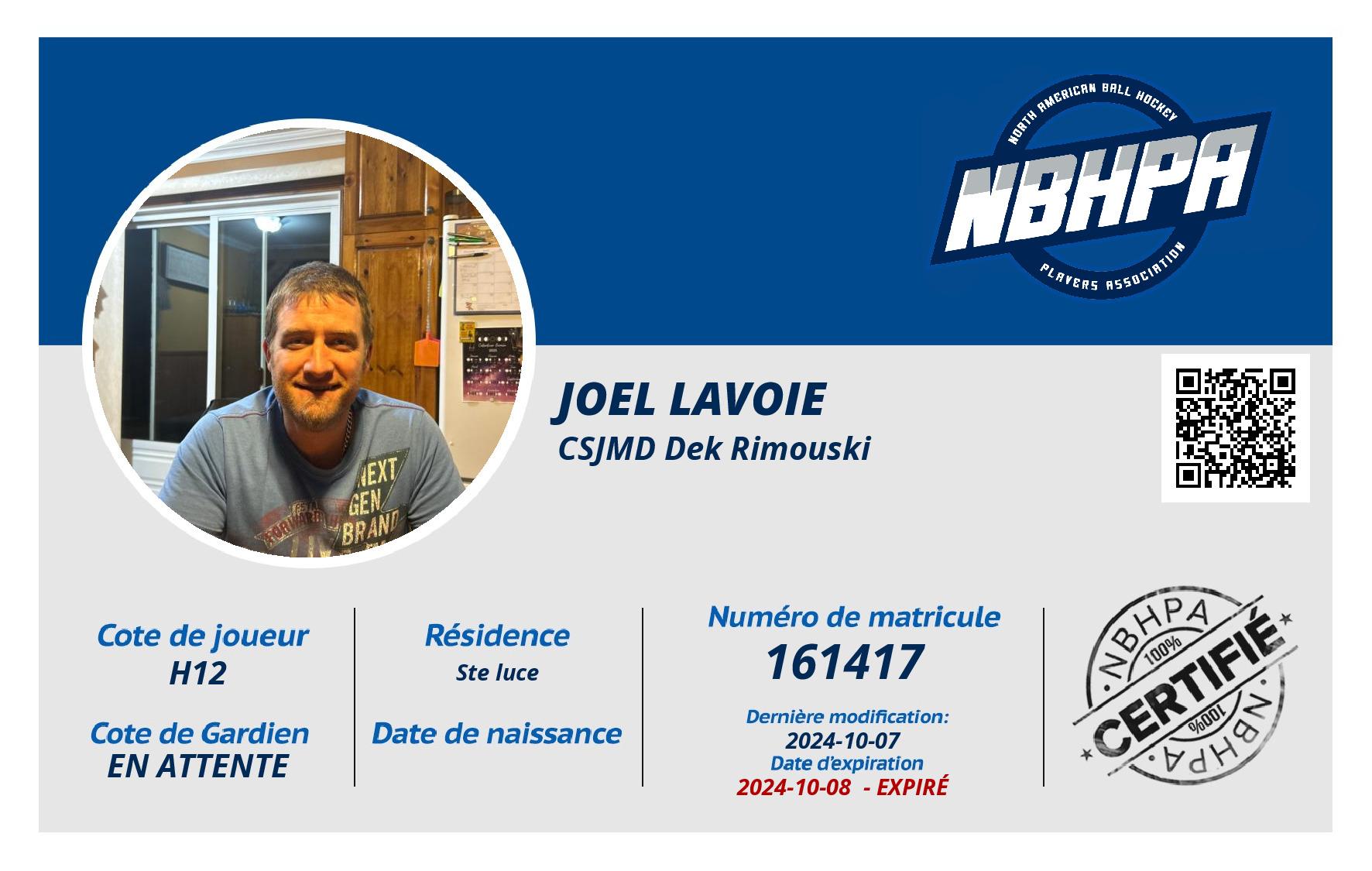 Joel Lavoie