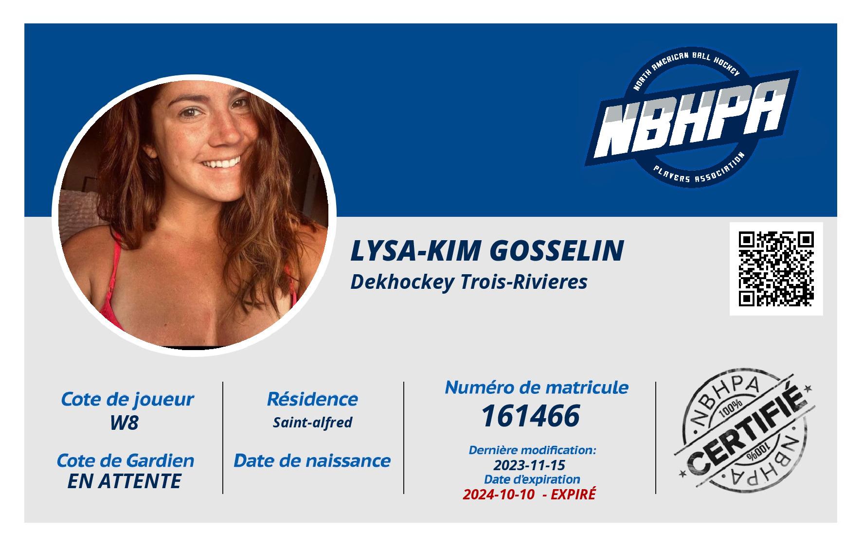 Lysa-Kim Gosselin