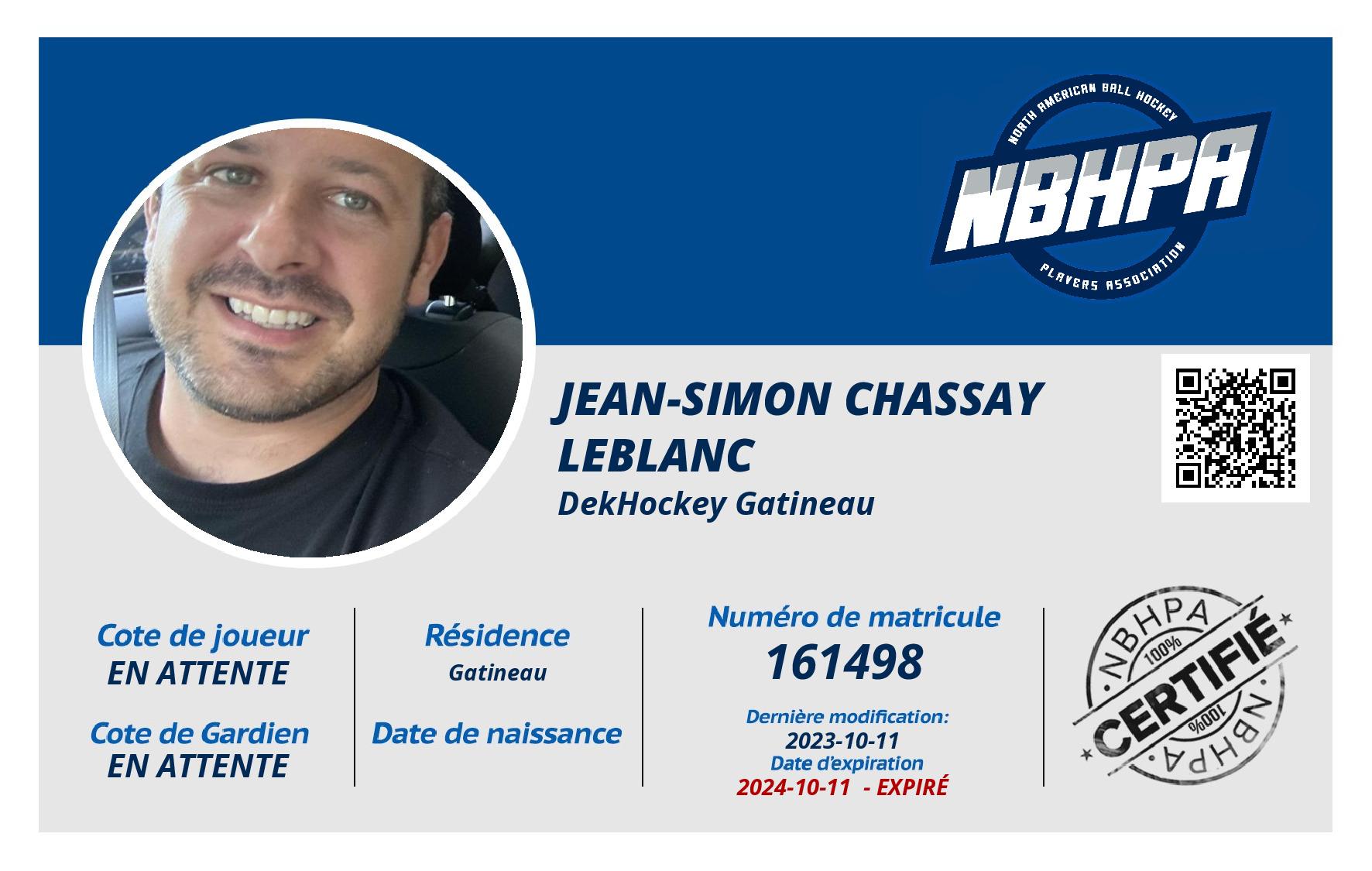 Jean-Simon Chassay Leblanc