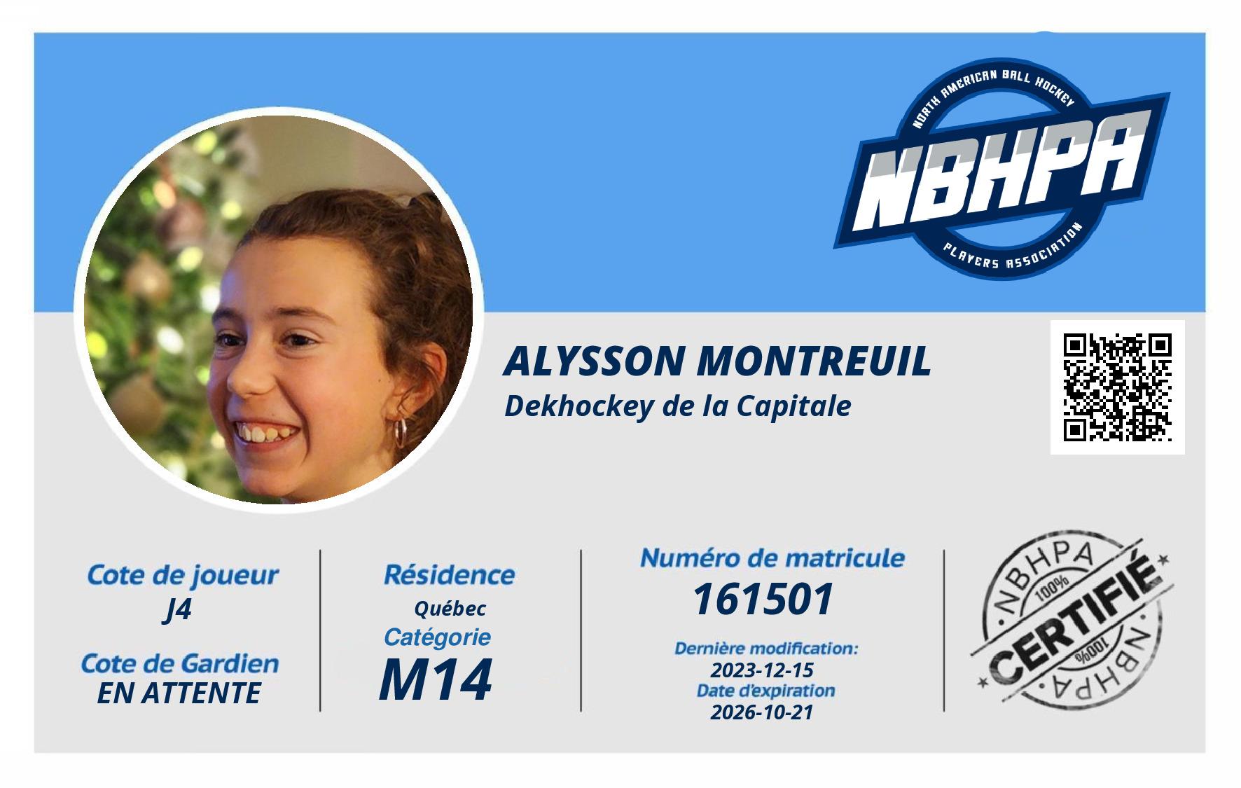 Alysson Montreuil