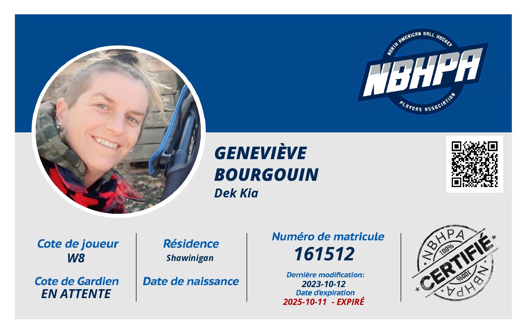 Geneviève  Bourgouin 
