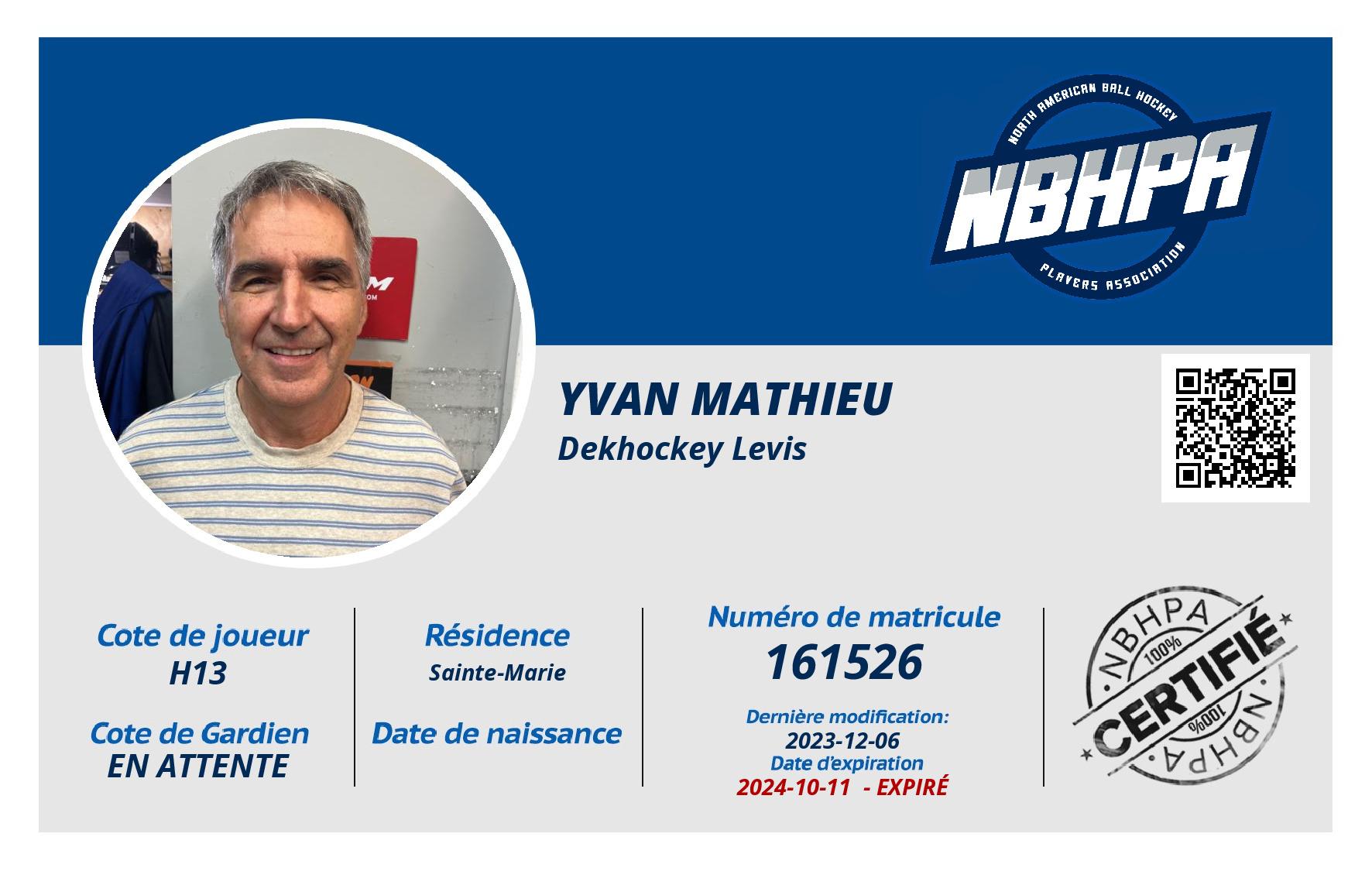 Yvan Mathieu