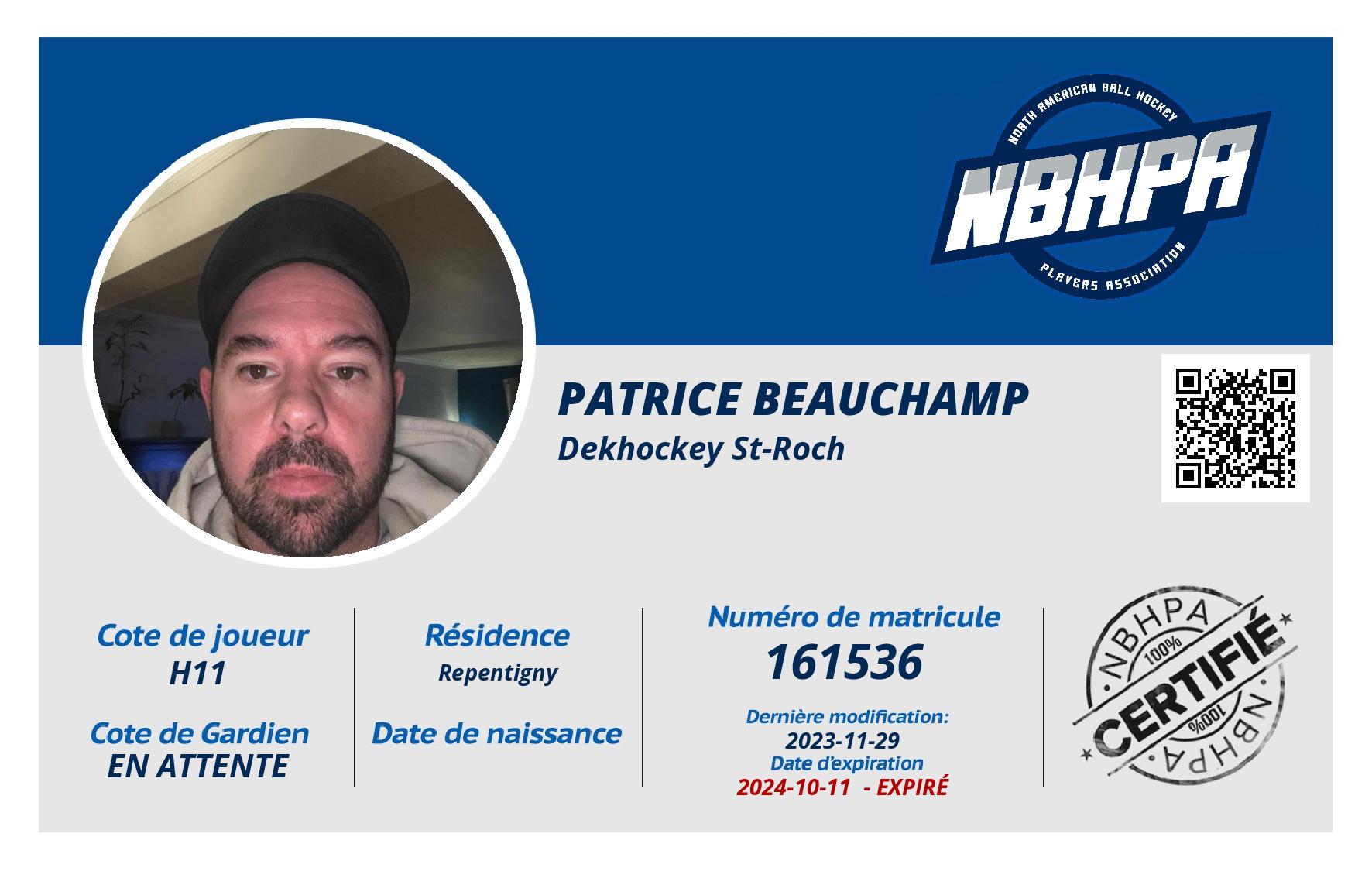 Patrice Beauchamp