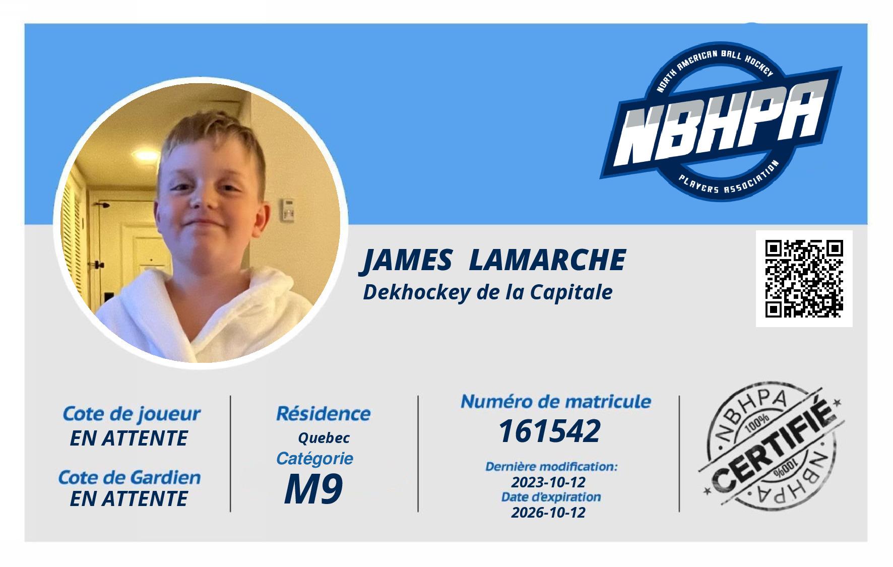 James  Lamarche