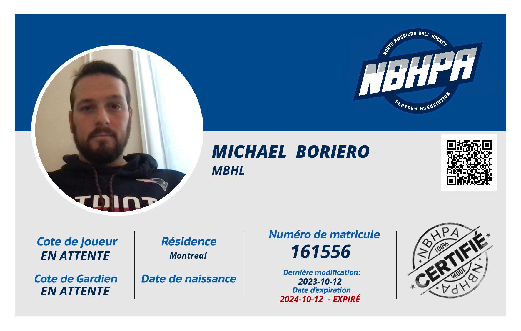 Michael  Boriero
